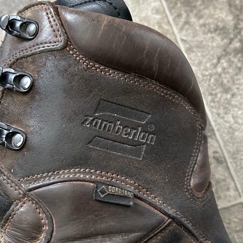 Brown Zamberlan Outdoor Boots Size 11 ~ Mens Heavy Duty Workwear Boots - Picture 3 of 9